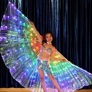 NWT Ragyzity‎ LED Light Up Butterfly Isis Wings for Dance & Costumes
